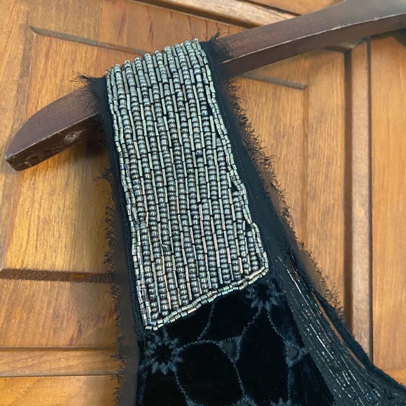 Free People Danced To Pieces Beaded Mini Dress 4 - Picture 8 of 14